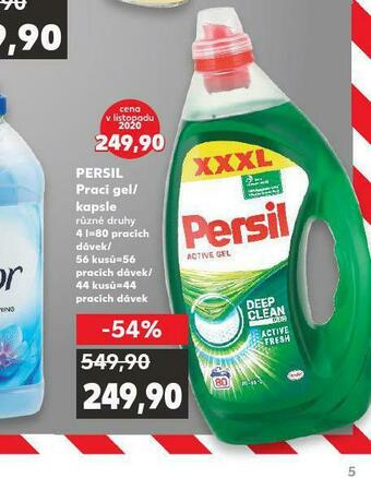 Kaufland Persil prací gel / kapsle nabídka