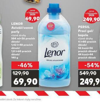 Kaufland Lenor aviváž/vonné perly nabídka