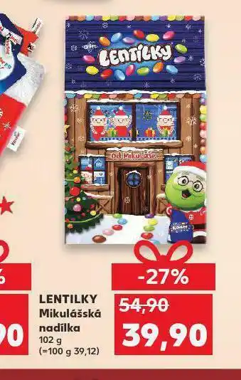 Kaufland Lentilky mikulášská nadílka nabídka