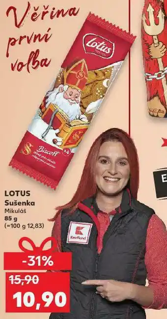 Kaufland Lotus sušenka nabídka