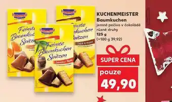 Kaufland Baumkuchen jemné pečivo v čokoládě nabídka