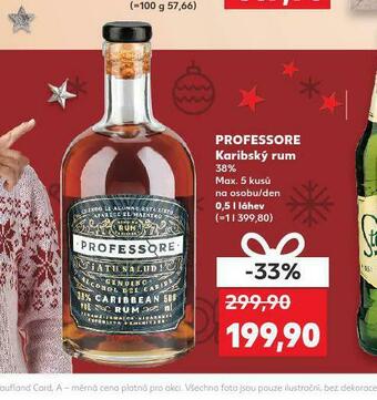Kaufland Professore karibský rum nabídka