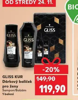 Kaufland Gliss kur dárkový balíček nabídka