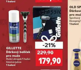 Kaufland Gillette dárkový balíček pro muže nabídka