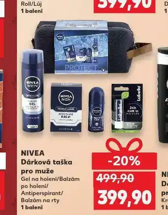 Kaufland Nivea dárková taška pro muže nabídka