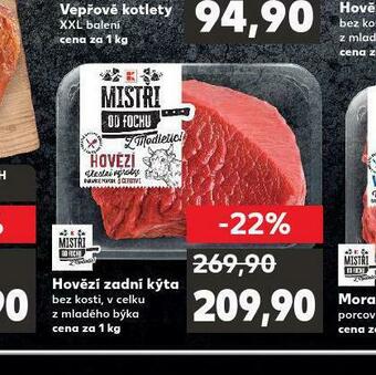 Kaufland Hovězí zadní kýta nabídka