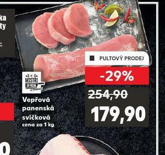 Kaufland Vepřová panenská svíčková nabídka