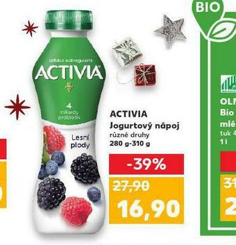 Kaufland Activia jogurtový nápoj nabídka