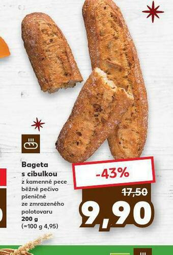 Kaufland Bageta s cibulkou nabídka