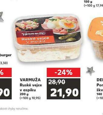 Kaufland Ruské vejce v aspiku nabídka
