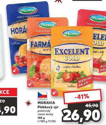 Kaufland Moravia plátkový sýr nabídka