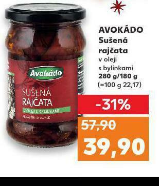 Kaufland Avokádo sušená rajčata nabídka