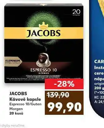 Kaufland Jasobs kávové kapsle nabídka