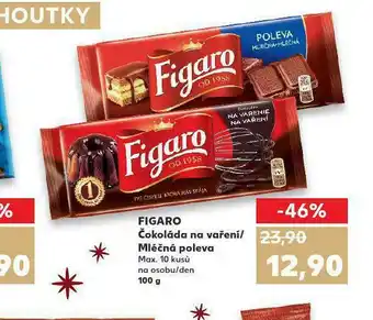 Kaufland Figaro na vaření / mléčná poleva nabídka
