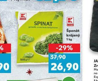 Kaufland Špenát krájený nabídka