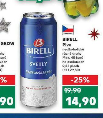 Kaufland Pivo birell nabídka