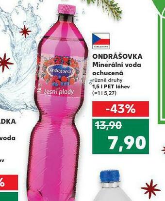 Kaufland Ondrášovka ochucená nabídka