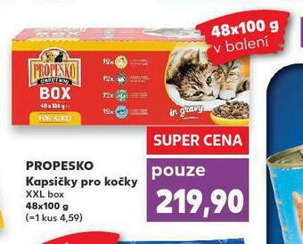 Kaufland Propesko kapsičky pro kočky nabídka