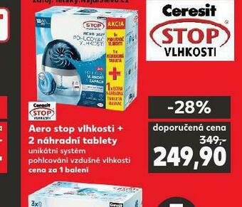 Kaufland Aero stop vlhkosti + 2 náhradní tablety nabídka
