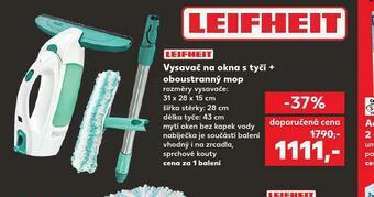 Kaufland Vysavač na okna s tyčí + oboustranný mop nabídka