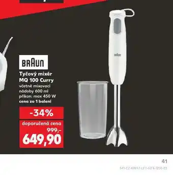 Kaufland Tyčový mixer braun nabídka