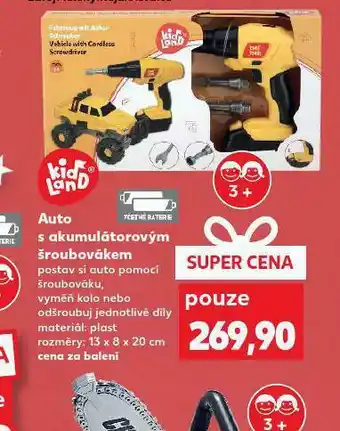 Kaufland Auto s akumulátorovým šroubovákem nabídka