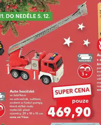 Kaufland Auto hasičské nabídka