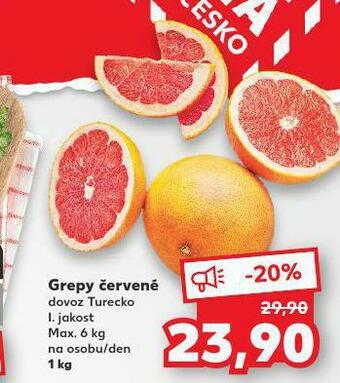 Kaufland Grepy červené nabídka