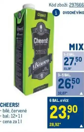 Makro Cheers! nabídka