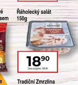 Hruška Řáholecký salát nabídka