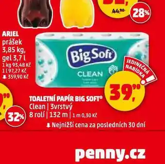 Penny Market Big soft toaletní papír nabídka