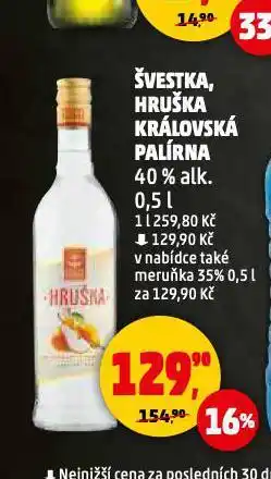 Penny Market Švestka, hruška královská palírna nabídka