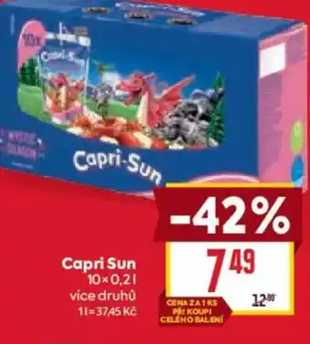 Billa Capri-Sun nabídka