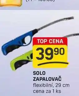 SOLO ZAPALOVAČ flexibilní, 29 cm cena za 1 ks