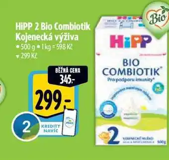 Albert HiPP 2 Bio Combiotik Kojenecká výživa 500 g nabídka