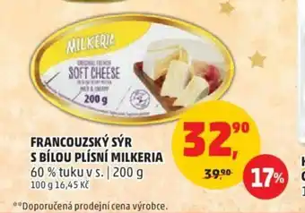 Penny Market Francouzský Sýr S Bílou Plísní Milkeria 200g nabídka