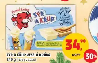 Penny Market Sýr A Křup Veselá Kráva 140g nabídka