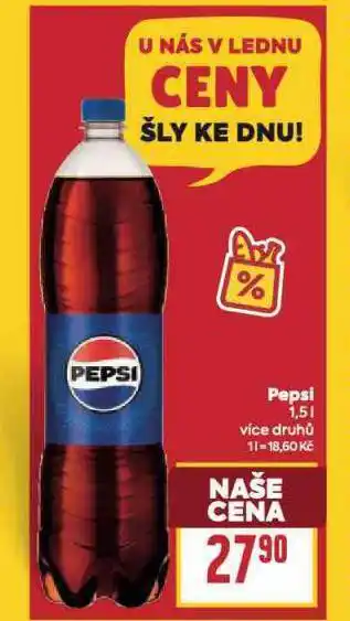 Billa Pepsi 1,5l nabídka