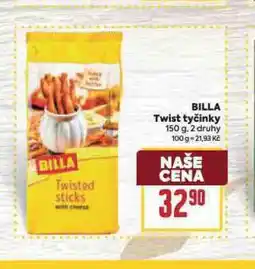 Billa Billa twist tyčinky nabídka