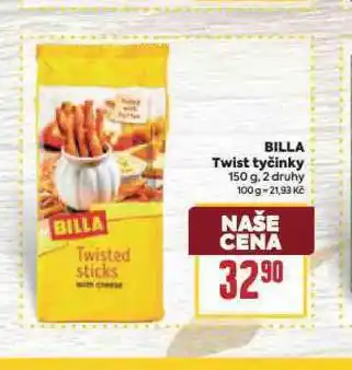 Billa Billa twist tyčinky nabídka