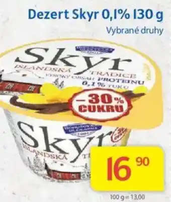 Kubík potraviny Dezert Skyr 0,1% nabídka