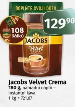 COOP TIP Jacobs Velvet Crema nabídka