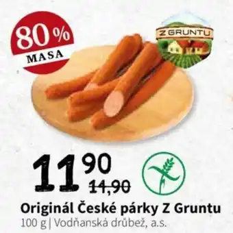 Terno Originál České párky Z Gruntu 100g nabídka