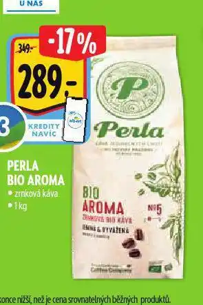 Albert Perla bio aroma zrnková káva nabídka