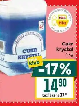 Billa Cukr krystal 1kg nabídka