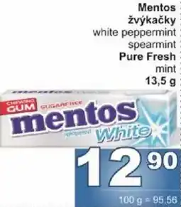 Jip Mentos žvýkačky nabídka