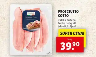 Lidl Prosciutto cotto nabídka