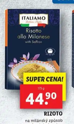 Lidl Rizoto nabídka