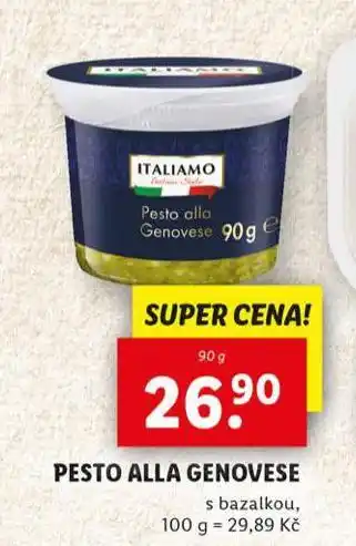 Lidl Pesto alla genovese nabídka