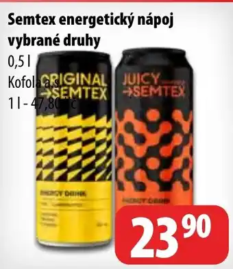 Partner Maloobchodní síť Semtex energetický nápoj nabídka